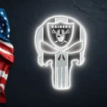 Las Vegas Raiders Neon Sign The Punisher 1
