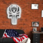 Las Vegas Raiders Neon Sign The Punisher 1