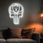 Las Vegas Raiders Neon Sign The Punisher 1