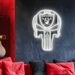 Las Vegas Raiders Neon Sign The Punisher 1