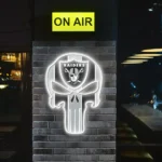 Las Vegas Raiders Neon Sign The Punisher 1