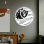 Las Vegas Raiders Neon Sign Us Pennant Acrylic 1