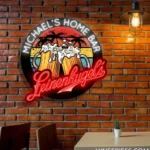 Leinenkugel Neon Sign Custom Frothy Beer Toast 1