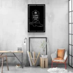 Lone Star Metal Sign Artistic Texas 1