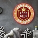 Lone Star Neon Sign Artistic 1884 1