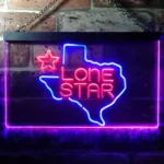Lone Star Neon Sign Artistic Texas 1