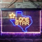 Lone Star Neon Sign Artistic Texas 1