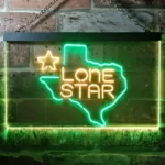 Lone Star Neon Sign Artistic Texas 1