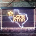 Lone Star Neon Sign Artistic Texas 1