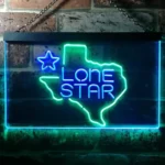 Lone Star Neon Sign Artistic Texas 1