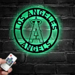 Los Angeles Angels Metal Sign Mlb 1