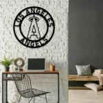 Los Angeles Angels Metal Sign Mlb 1