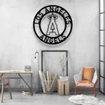 Los Angeles Angels Metal Sign Mlb 1