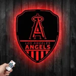 Los Angeles Angels Metal Sign Shield Shape 1
