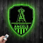 Los Angeles Angels Metal Sign Shield Shape 1