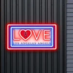 Los Angeles Angels Neon Sign Love Sign 1
