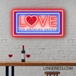 Los Angeles Angels Neon Sign Love Sign 1