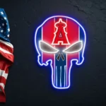 Los Angeles Angels Neon Sign The Punisher 1