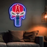 Los Angeles Angels Neon Sign The Punisher 1
