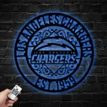 Los Angeles Chargers Metal Sign Custom Nfl 1
