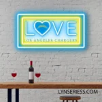 Los Angeles Chargers Neon Sign Love Sign 1
