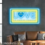 Los Angeles Chargers Neon Sign Love Sign 1