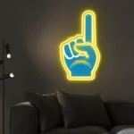 Los Angeles Chargers Neon Sign Nfl Foam Finger 1