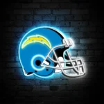 Los Angeles Chargers Neon Sign Nfl Football Helmet Acrylic Led 1