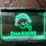 Los Angeles Chargers Neon Sign Nfl Helmet Icon 1