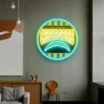 Los Angeles Chargers Neon Sign Vintage Acrylic 1