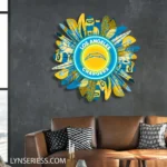 Los Angeles Chargers Neon Sign Wreath 1