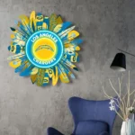 Los Angeles Chargers Neon Sign Wreath 1