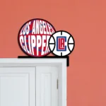 Los Angeles Clippers Metal Sign La Clips Logo 1