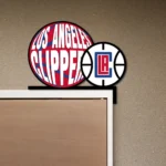 Los Angeles Clippers Metal Sign La Clips Logo 1