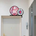Los Angeles Clippers Metal Sign La Clips Logo 1