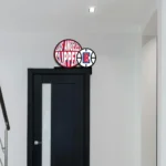 Los Angeles Clippers Metal Sign La Clips Logo 1
