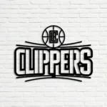 Los Angeles Clippers Metal Sign Logo 1