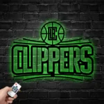Los Angeles Clippers Metal Sign Logo 1