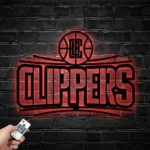 Los Angeles Clippers Metal Sign Logo 1