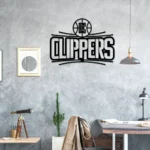 Los Angeles Clippers Metal Sign Logo 1