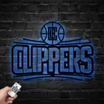 Los Angeles Clippers Metal Sign Logo 1