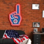 Los Angeles Clippers Neon Sign Nba Foam Finger 1