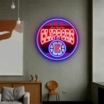 Los Angeles Clippers Neon Sign Vintage Acrylic 1