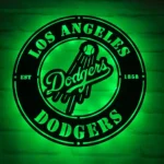 Los Angeles Dodgers Metal Sign Emblem 1