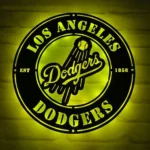 Los Angeles Dodgers Metal Sign Emblem 1