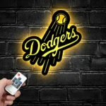 Los Angeles Dodgers Metal Sign Logo 1
