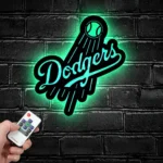 Los Angeles Dodgers Metal Sign Logo 1