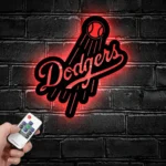 Los Angeles Dodgers Metal Sign Logo 1