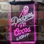 Los Angeles Dodgers Neon Sign Coors Light 1