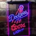 Los Angeles Dodgers Neon Sign Coors Light 1